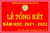 TRƯỜNG TIỂU HỌC THỊ TRẤN KIM BÀI TỔ CHỨC LỄ TỔNG KẾT NĂM HỌC 2021-2022