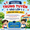 DANH SÁCH HỌC SINH TRÚNG TUYỂN VÀO LỚP 1 - NĂM HỌC 2026-2027