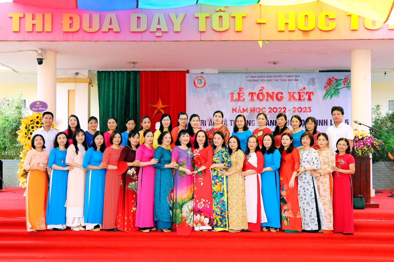 TRƯỜNG TIỂU HỌC THỊ TRẤN KIM BÀI TỔNG KẾT NĂM HỌC 2022-2023